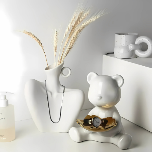 Luxury Ceramic Body Sculpture Vases