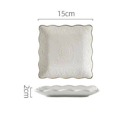 European Luxury Dinner Plates