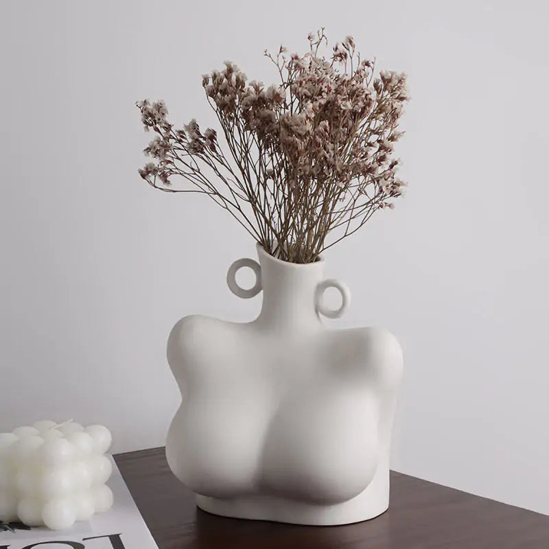 Luxury Ceramic Body Sculpture Vases